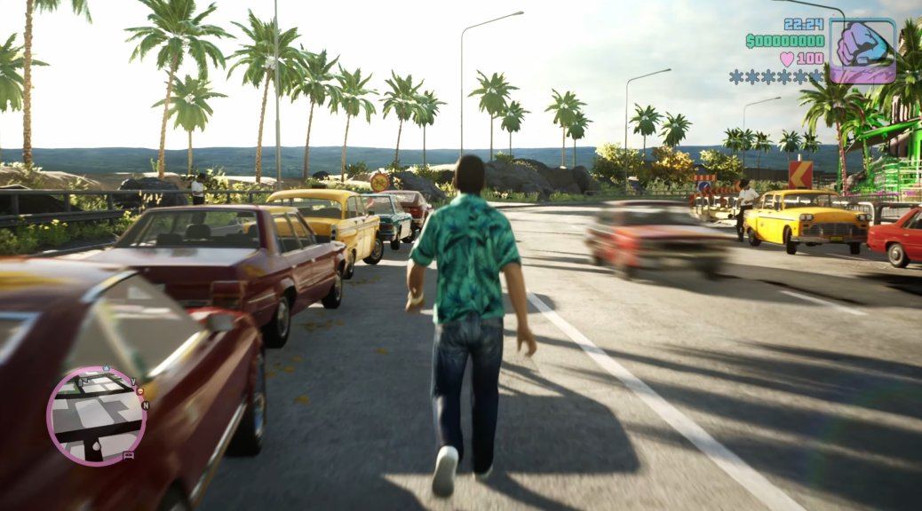 梦中的画面 《GTA罪恶都市》虚幻引擎5重制视频