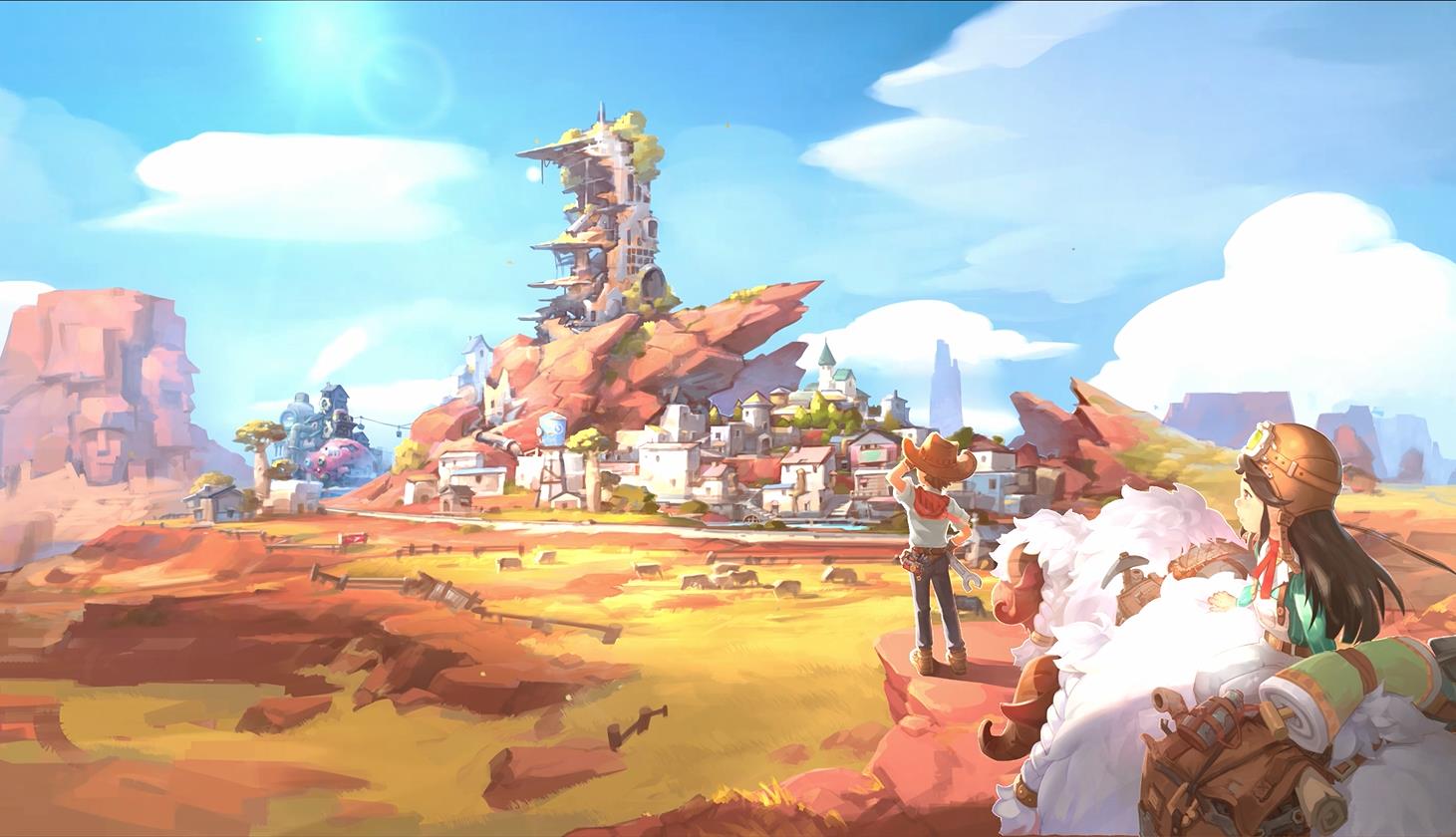 《Wallpaper Engine》沙石镇时光精美绘图动态壁纸