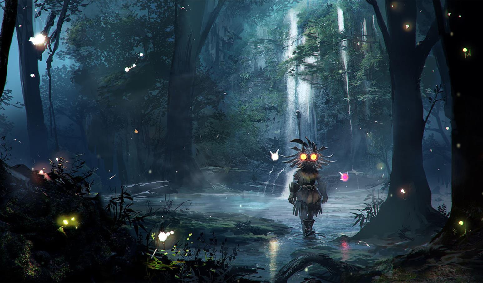 《Wallpaper Engine》塞尔达传说梅祖拉的假面精美绘图动态壁纸