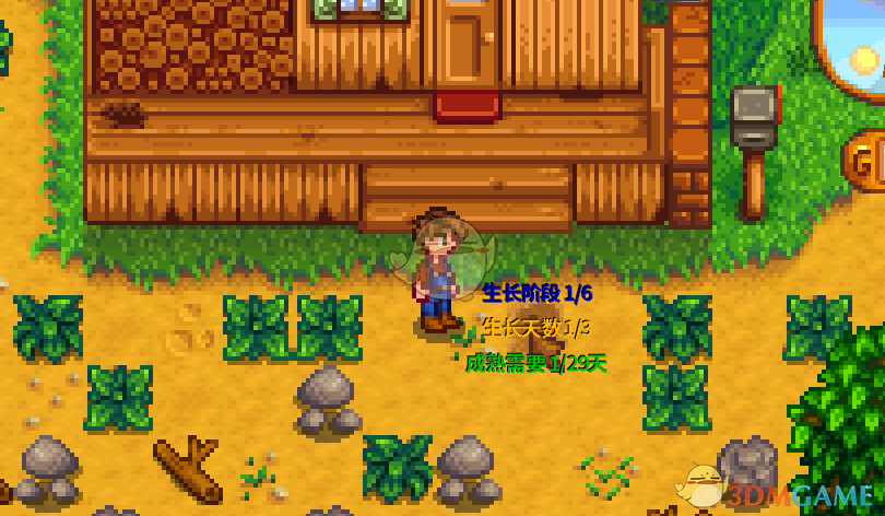 《星露谷物语》作物生长信息MOD汉化版