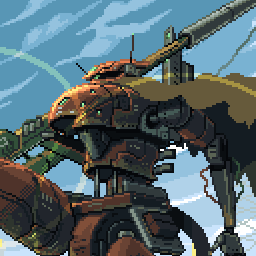 《Wallpaper Engine》像素风废土巨型机器人动态壁纸