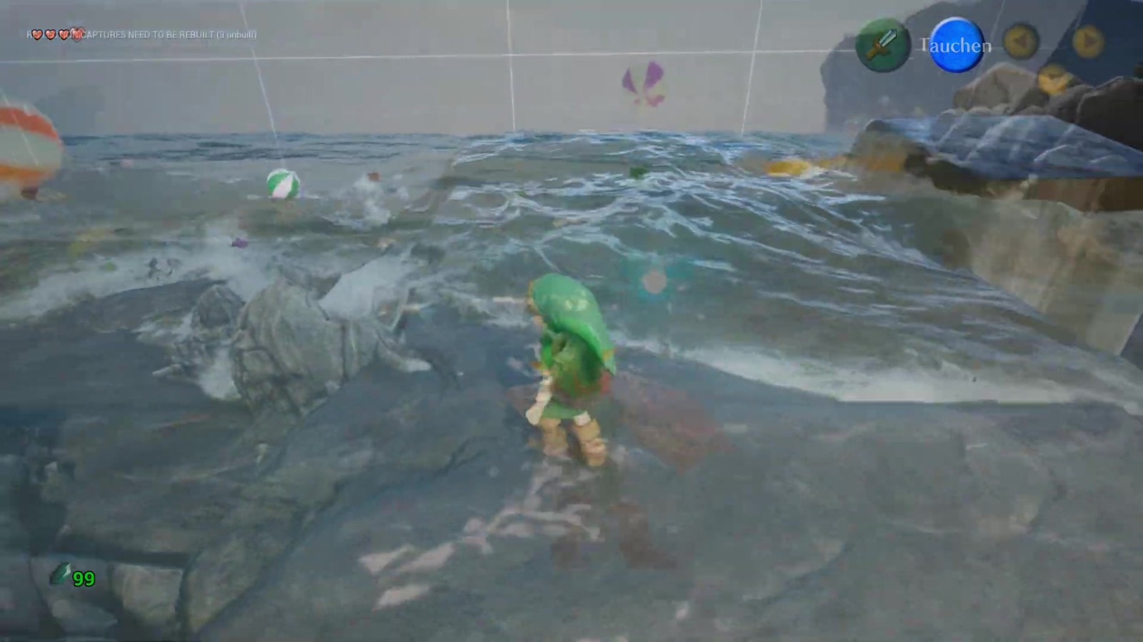 虚幻5《塞尔达传说：时之笛》视频展示惊人水面