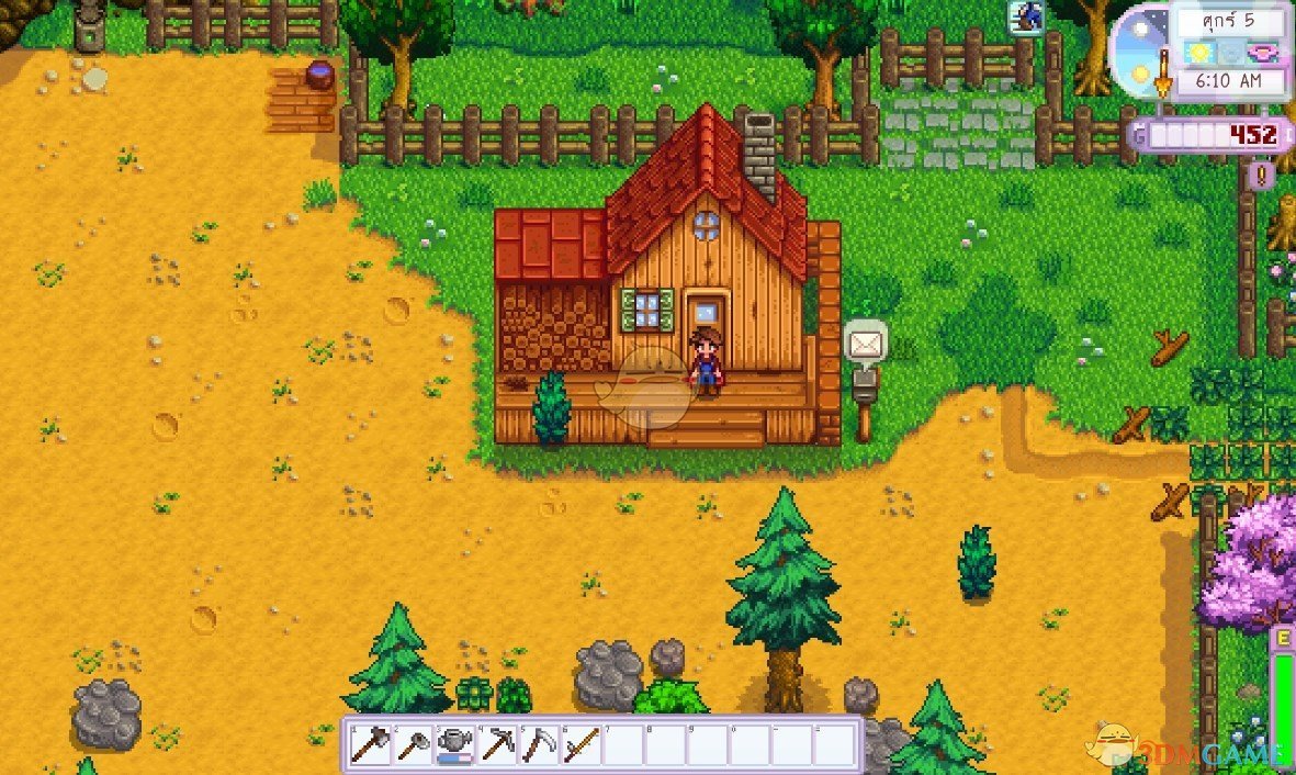 《星露谷物语》梦幻彩虹界面MOD