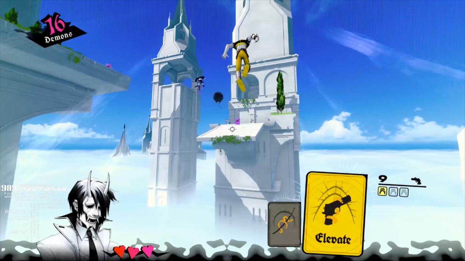 FPS新作《Neon White》6月16日发售 新预告片赏