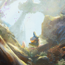 《Wallpaper Engine》林中小龙猫精美绘图动态壁纸