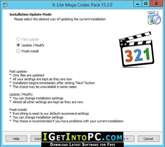 K-Lite Codec Pack Basic15.4