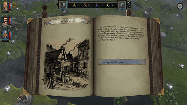 回合制轻肉鸽RPG《梅林之手》现于Steam正式发售