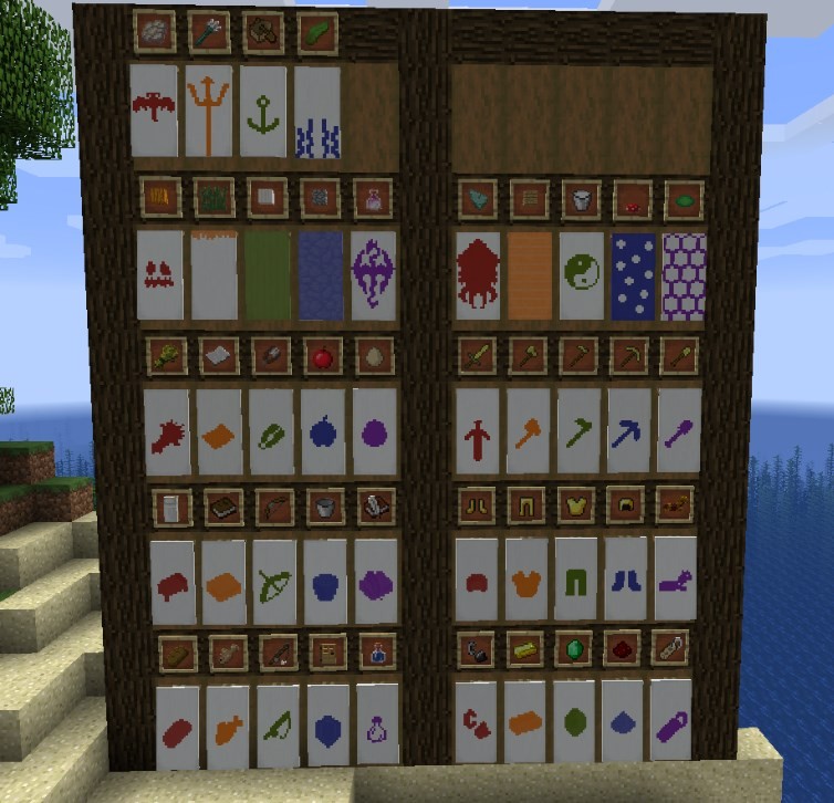 《我的世界》1.12.2更多旗帜图案MOD