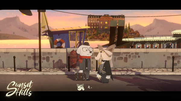 绘本风叙事解谜游戏《落日山丘》上线Steam 2023年中发售