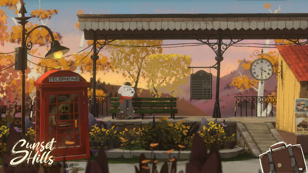 绘本风叙事解谜游戏《落日山丘》上线Steam 2023年中发售