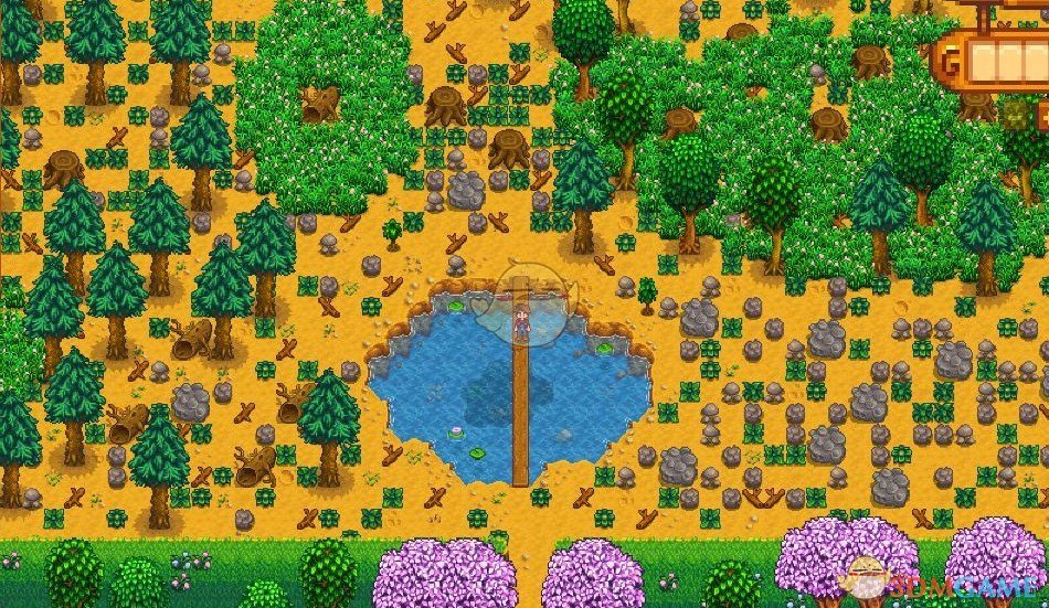 《星露谷物语》农场池塘增加小桥MOD