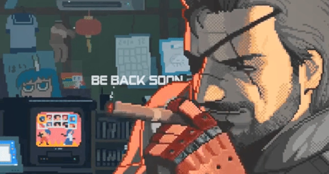 《Wallpaper Engine》合金装备5幻痛Big Boss像素风人物动态壁纸