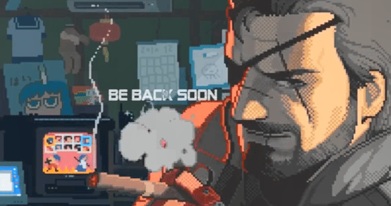 《Wallpaper Engine》合金装备5幻痛Big Boss像素风人物动态壁纸