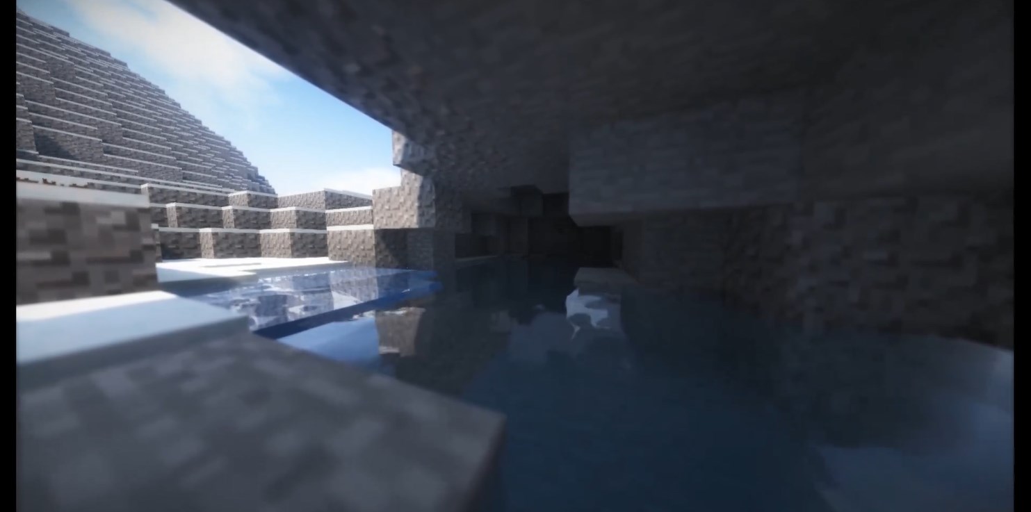 《Wallpaper Engine》我的世界雪山洞穴光影材质场景动态壁纸