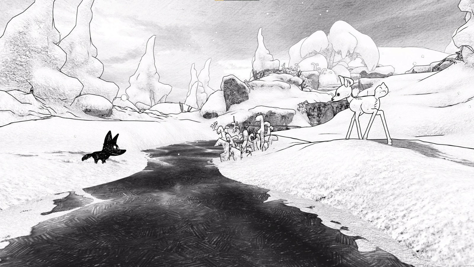 动物版《双人成行》黑白童话新作《白之旅》公布
