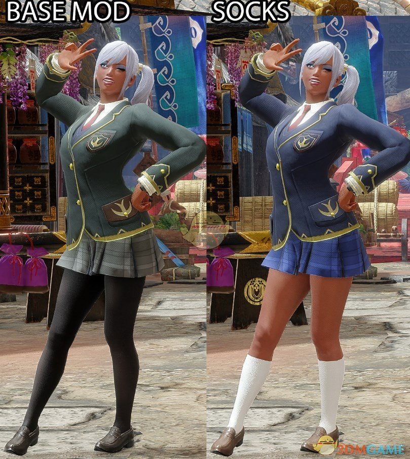 《怪物猎人：崛起》更好的校服外观MOD