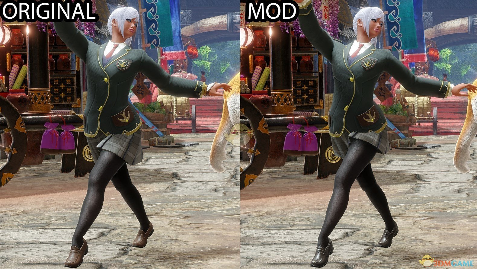 《怪物猎人：崛起》更好的校服外观MOD