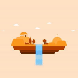 《Wallpaper Engine》迷你浮空瀑布小岛动态壁纸