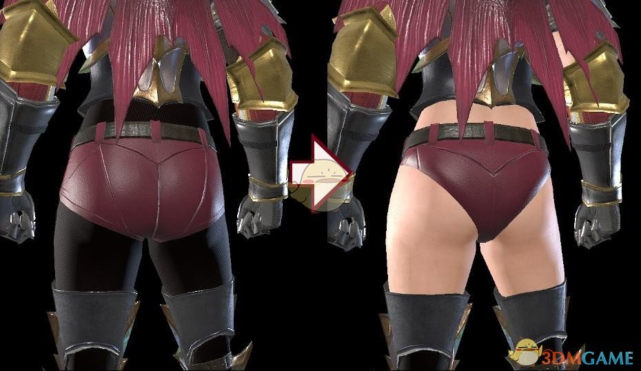 《怪物猎人：崛起》爵银龙套装清凉化MOD