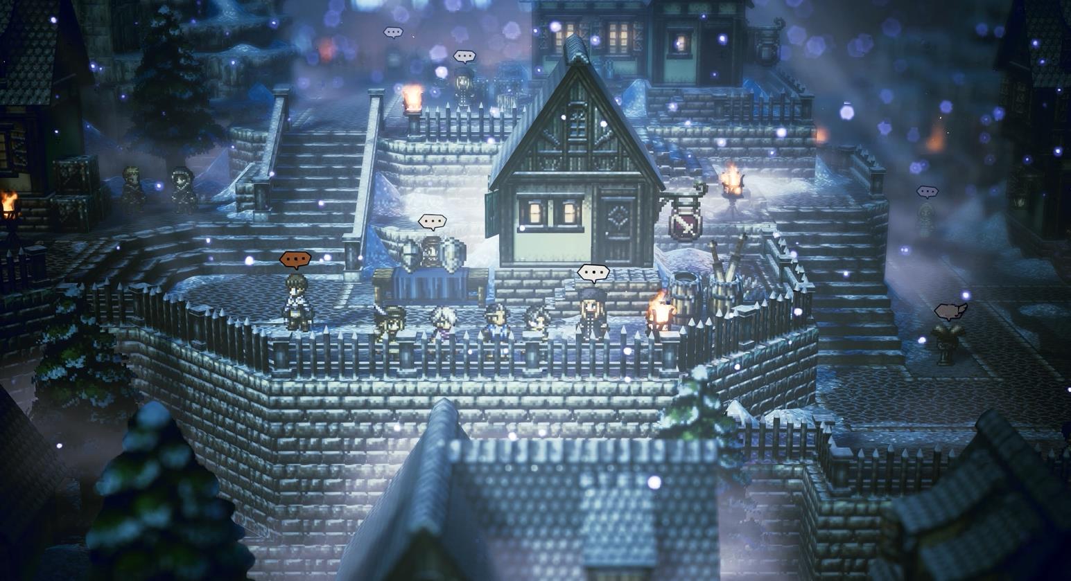 《Wallpaper Engine》八方旅人雪山地区动态壁纸