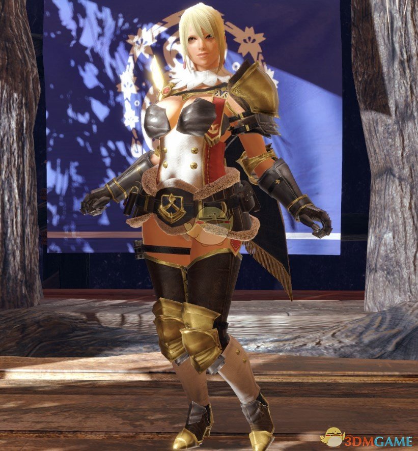 《怪物猎人：崛起》王国轻装骑士套清凉化MOD