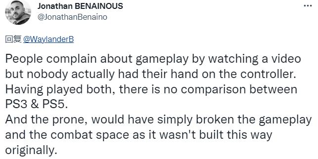 顽皮狗开发者：《最后的生还者》PS3版无法与PS5版相提并论