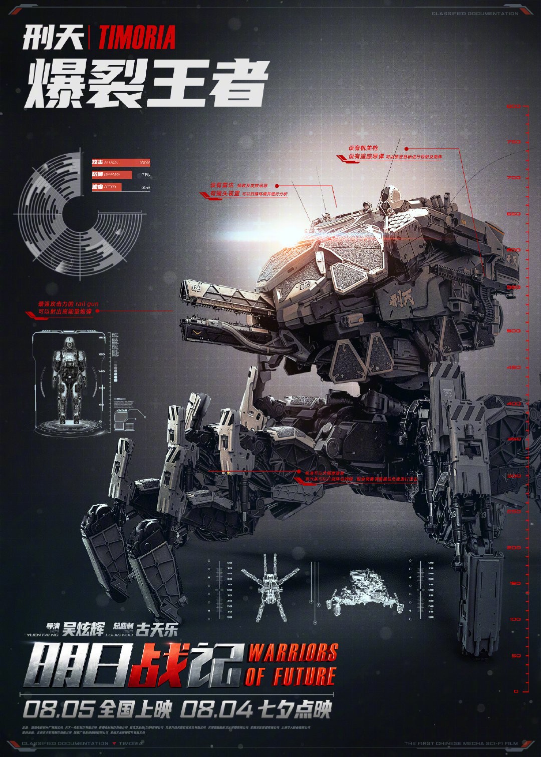 电影《明日战记》新海报 展示威猛的机甲造型