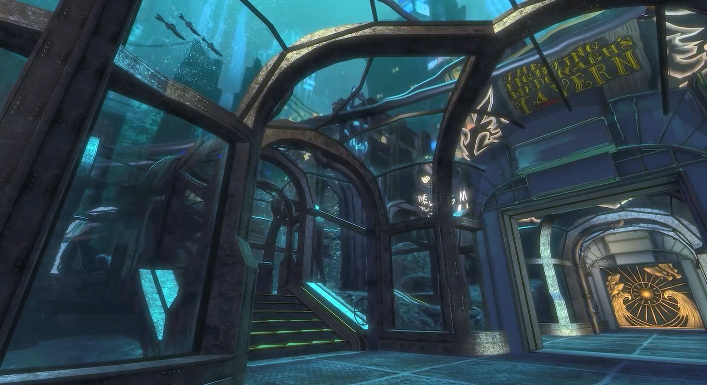 《Wallpaper Engine》生化奇兵Rapture地下通道场景动态壁纸