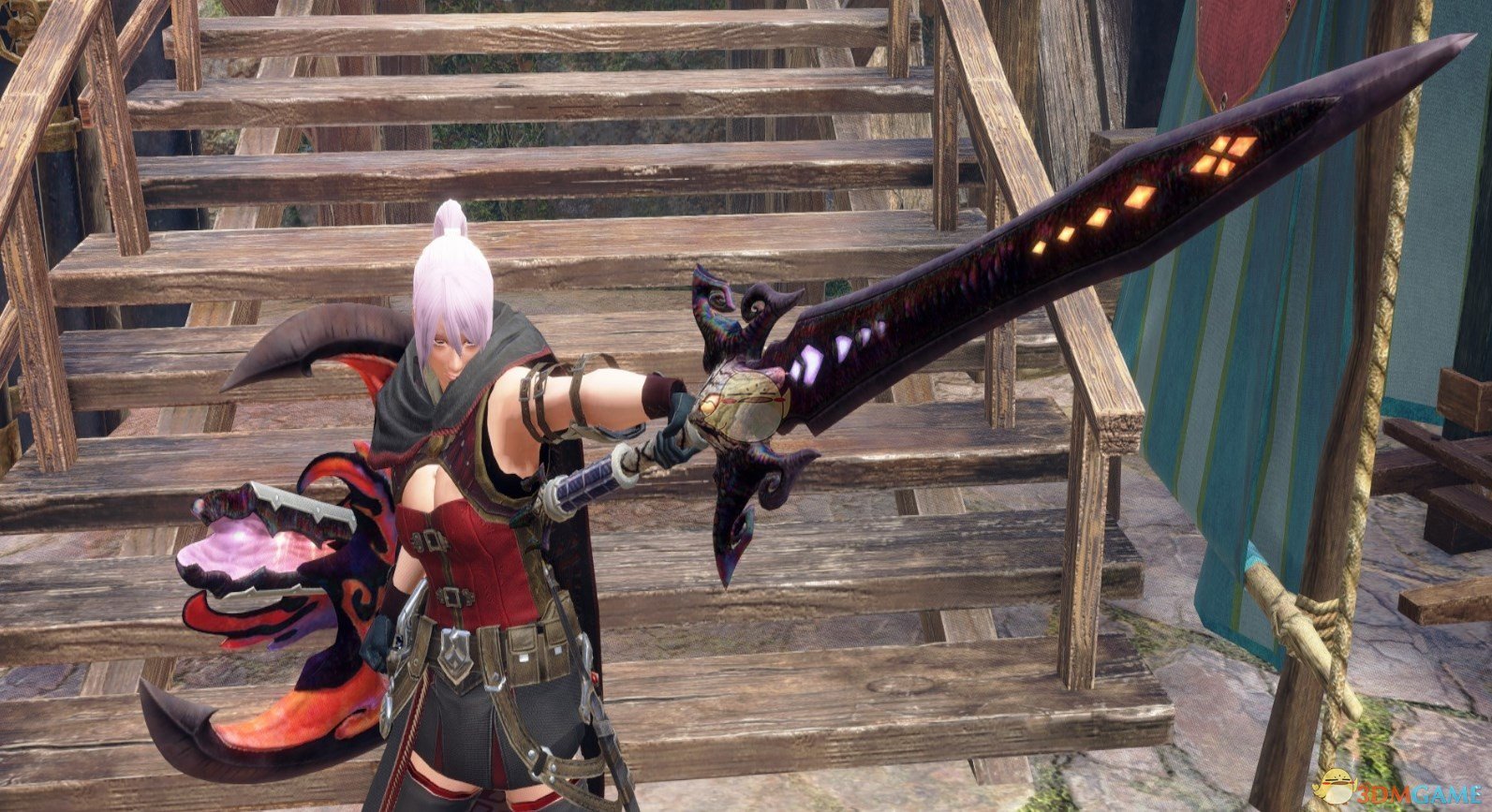 《怪物猎人：崛起》世界溟波盾斧MOD