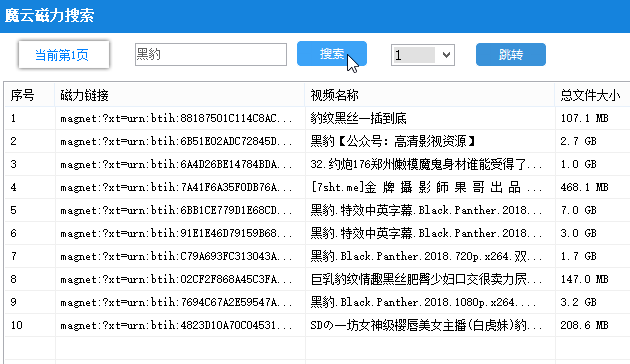魔云磁力搜索1.0