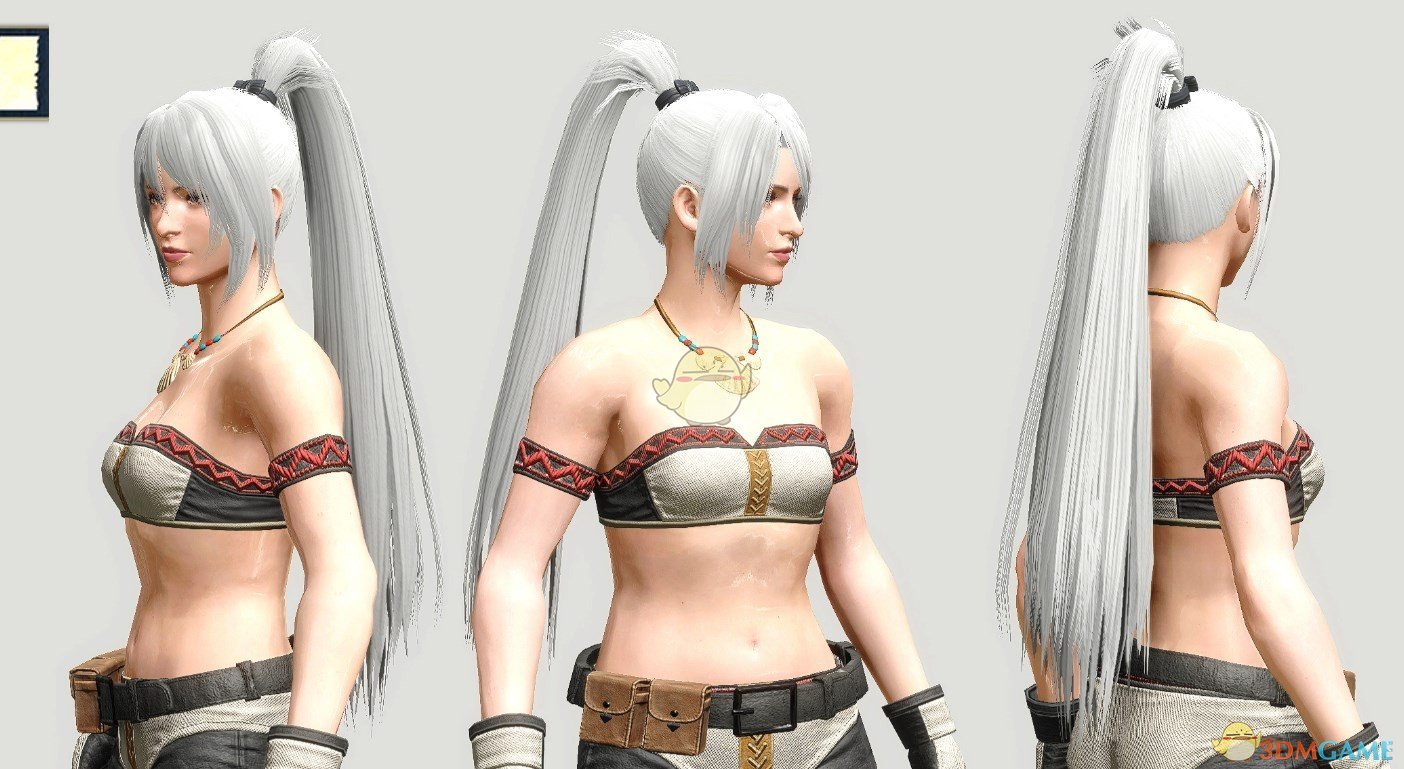 《怪物猎人：崛起》更长更高的马尾MOD