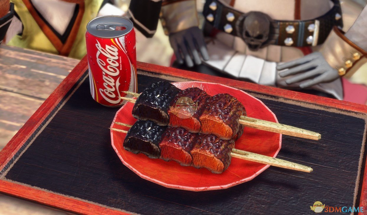 《怪物猎人：崛起》可乐和烤串 - 团子替换MOD