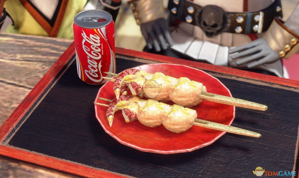 《怪物猎人：崛起》可乐和烤串 - 团子替换MOD