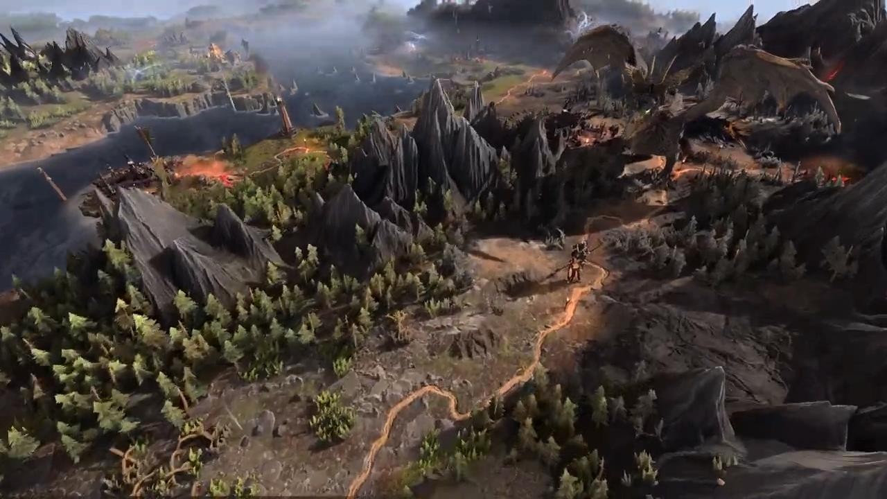 《全面战争：战锤3》超凡帝国新预告 巨大地图展示