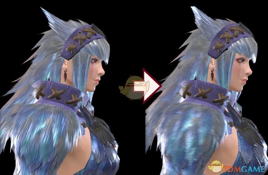 《怪物猎人：崛起》月光套装美化MOD