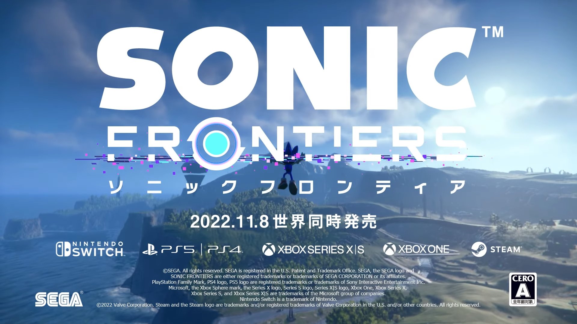 据日本广告显示 《索尼克 未知边境》将于11月8日发售 