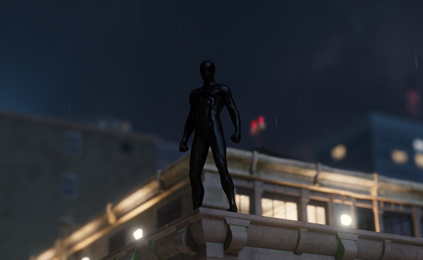 《漫威蜘蛛侠：重制版》纯黑大时代战衣MOD