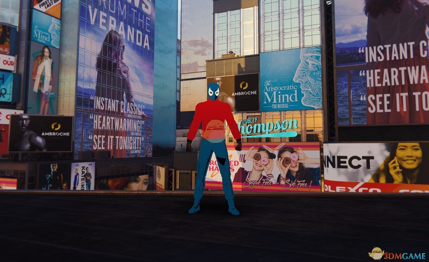 《漫威蜘蛛侠：重制版》动画风格摔角战衣MOD