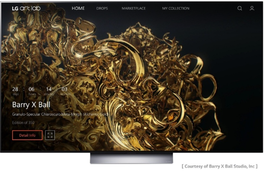 LG公布NFT交易电视技术架构LG Art Lab 居家直接交易NFT