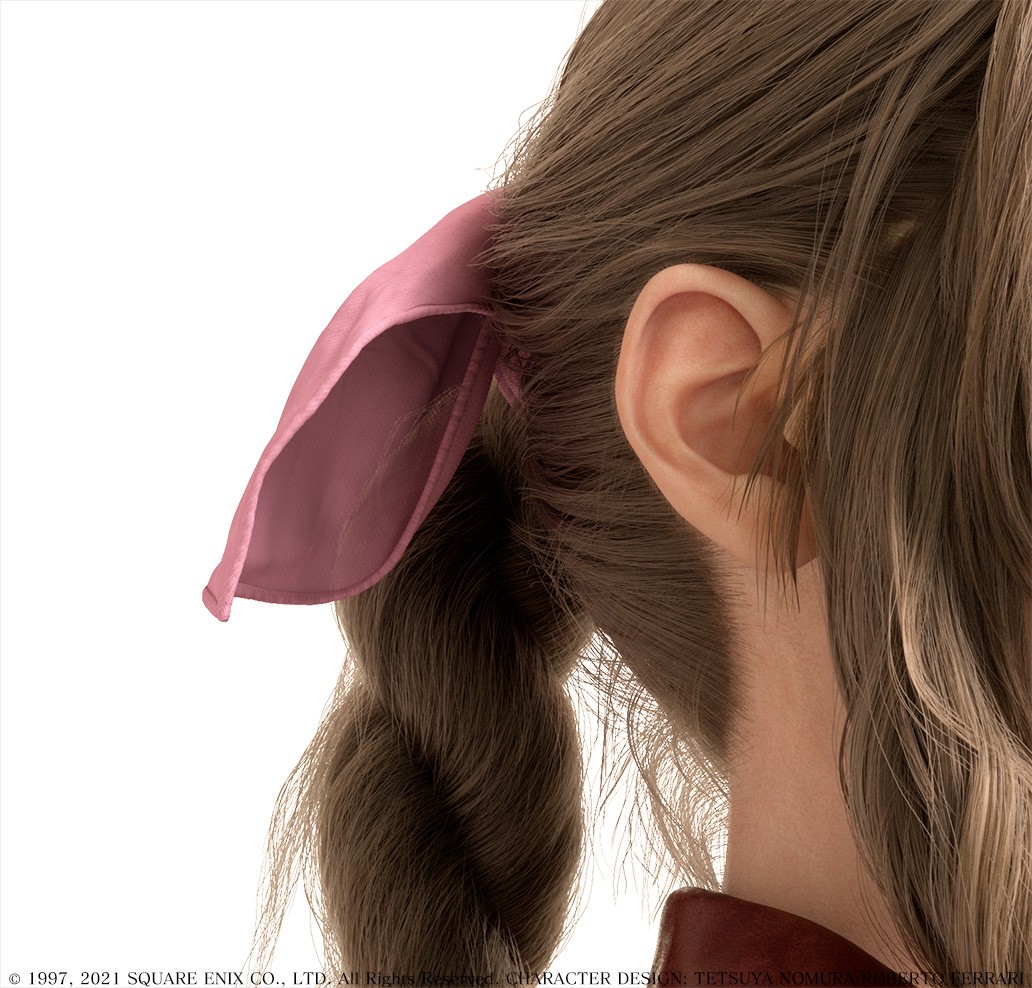 《最终幻想7：重制版》爱丽丝造型细节图 粉丝带可爱
