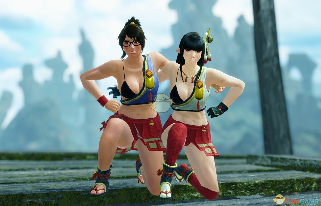 《怪物猎人：崛起》水芸火芽服装外观美化MOD