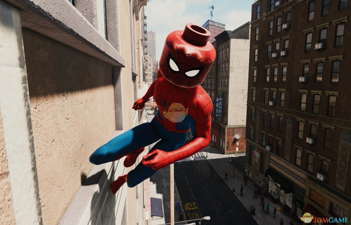 《漫威蜘蛛侠：重制版》乐高头MOD