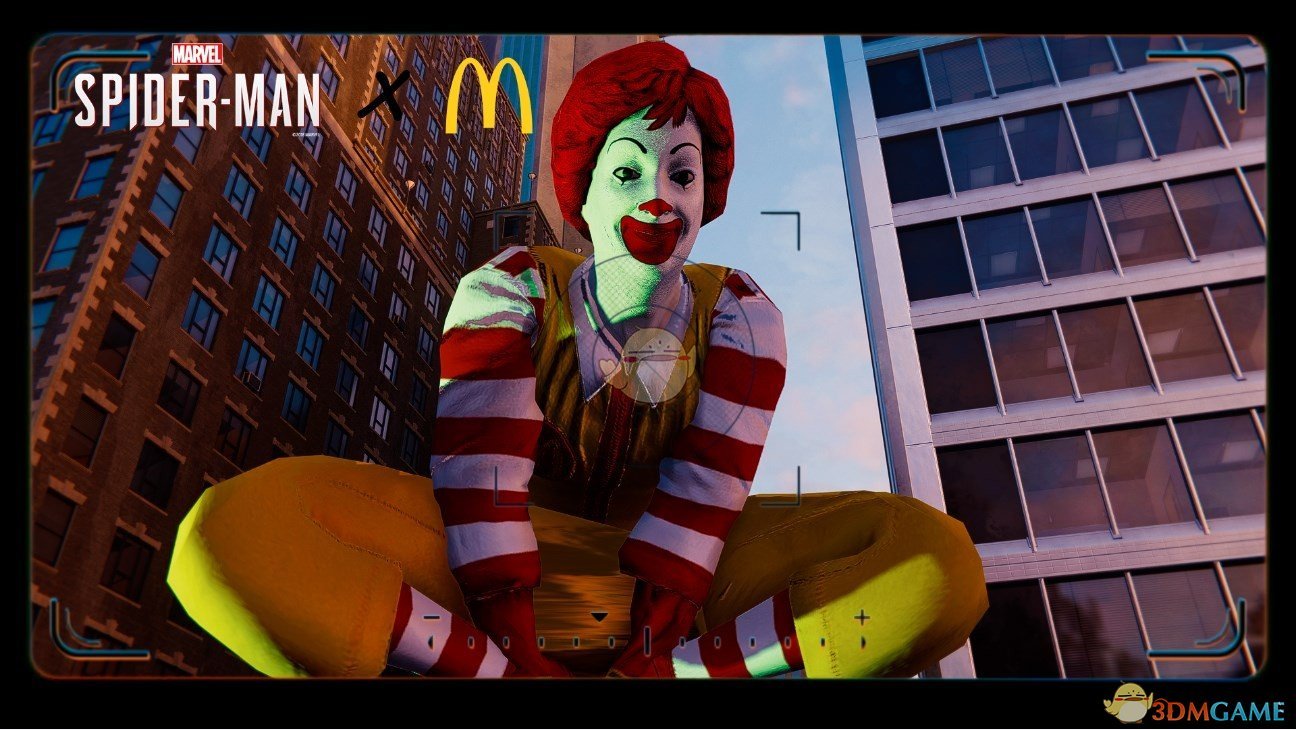《漫威蜘蛛侠：重制版》麦当劳叔叔MOD