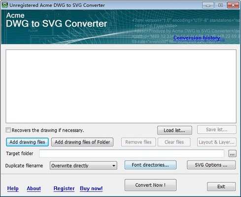 Acme DWG to SVG Converter5.6.8