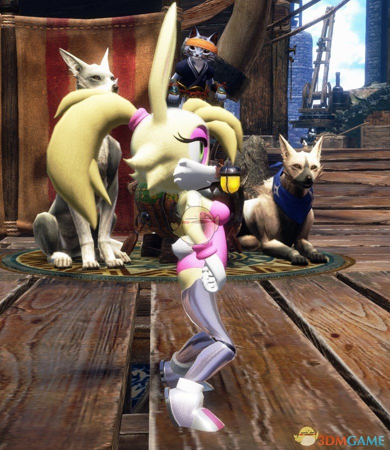 《怪物猎人：崛起》索尼克邦妮外观MOD