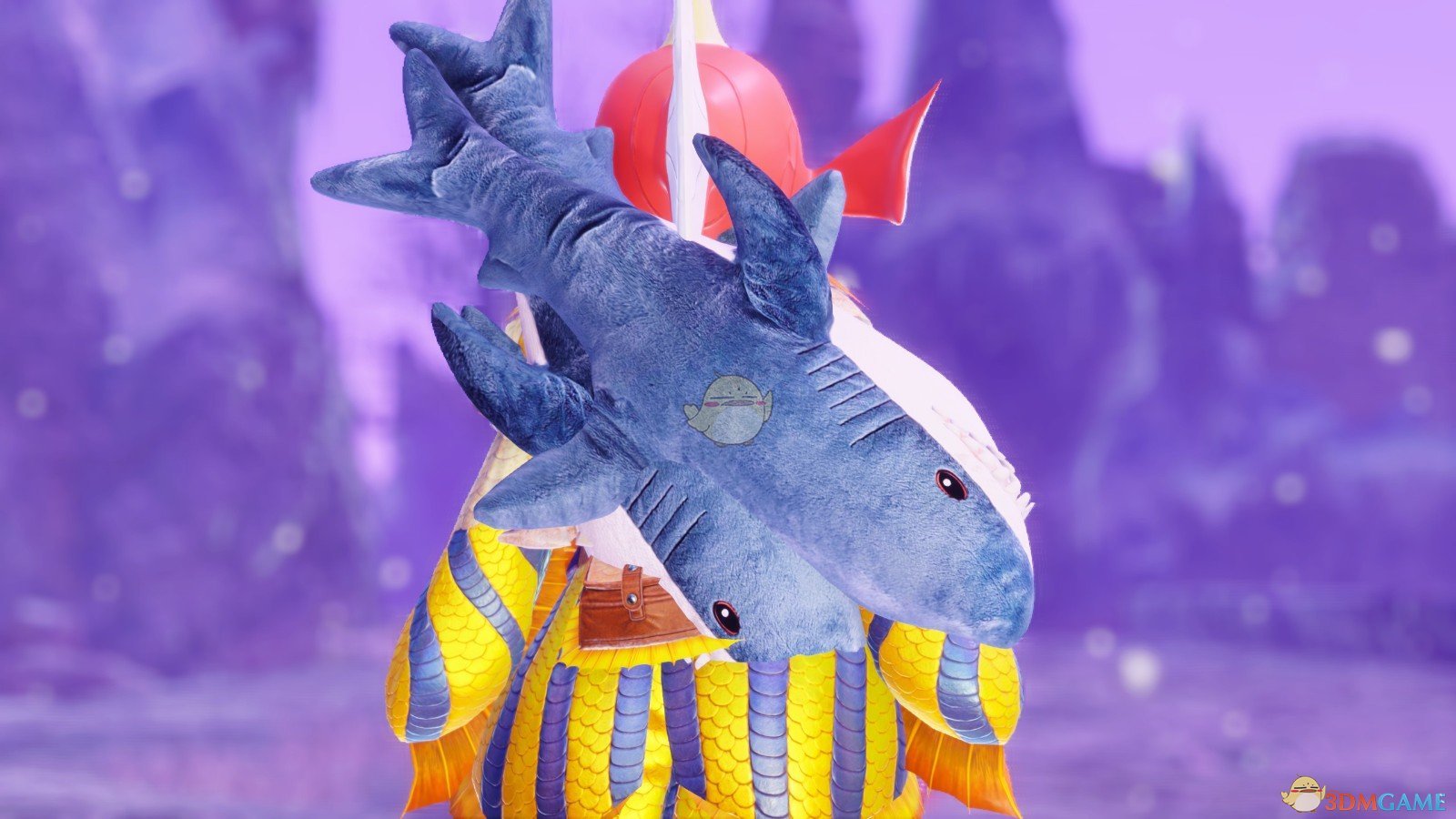 《怪物猎人：崛起》可爱玩偶鲨鱼双刀MOD