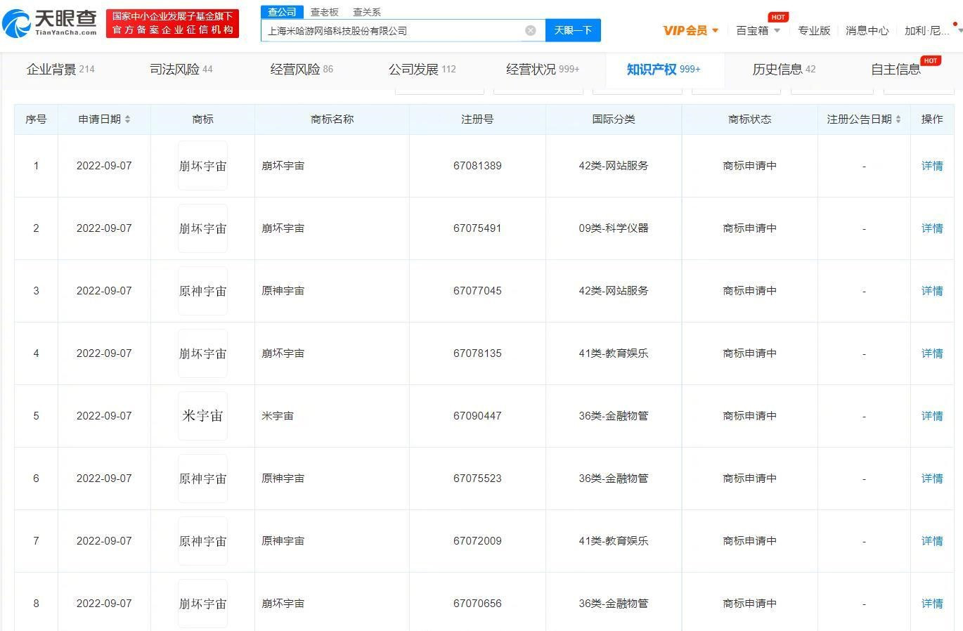 原宇宙？ 米哈游注册原神宇宙商标