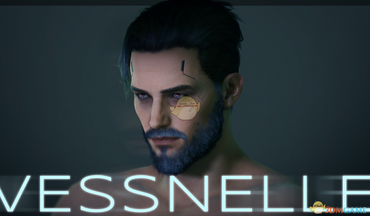 《赛博朋克2077》男v发型包MOD