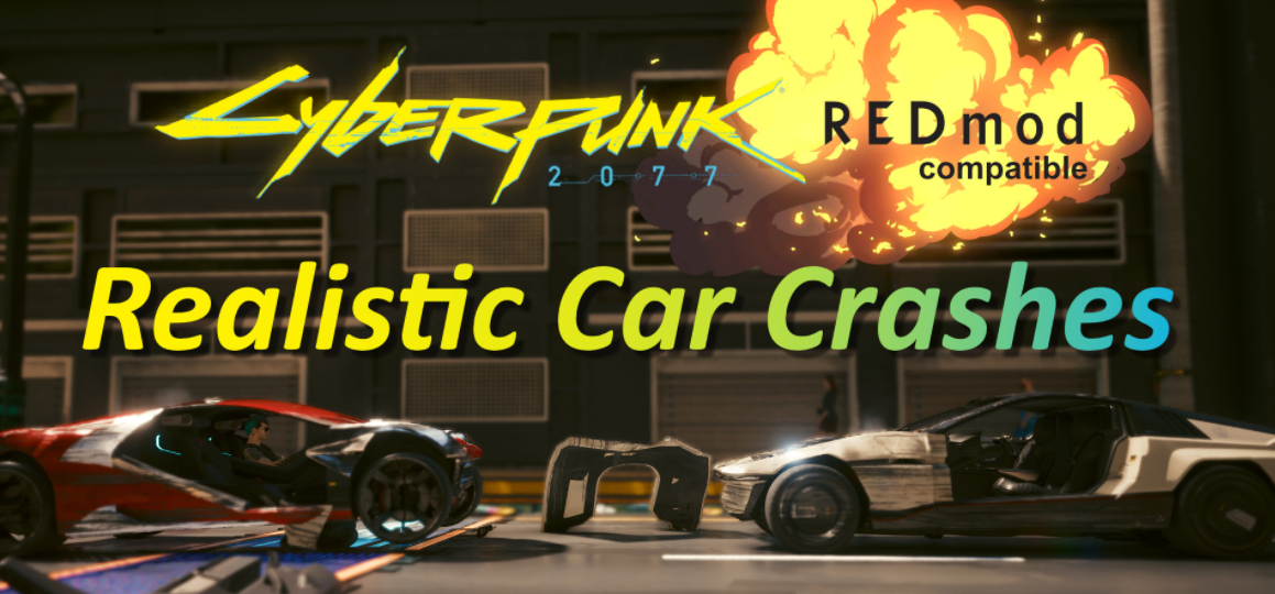 《赛博朋克2077》更加真实的车辆碰撞MOD