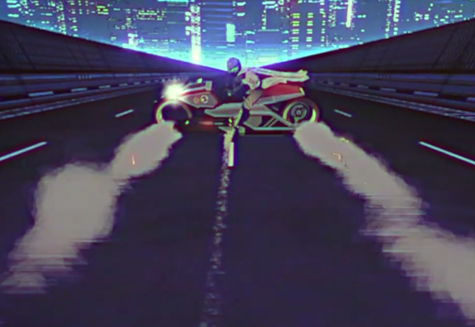 VR射击竞速新游《RUNNER》新预告 90年代动画风格